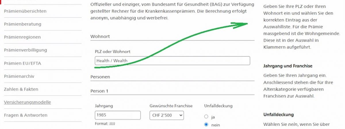 Krankenkasse richtig vergleichen Valency Finance